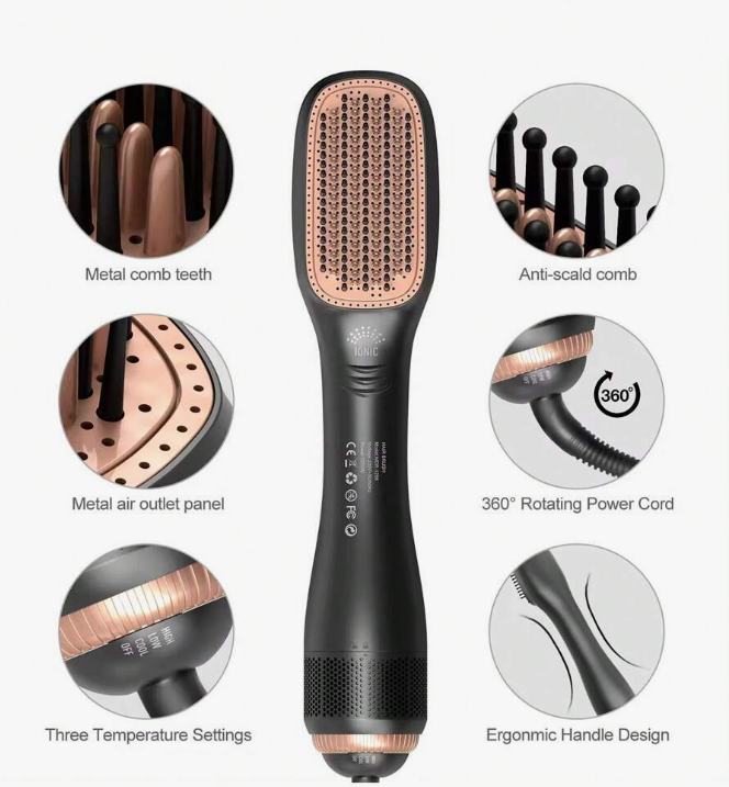 • Joy Hair Styler and Dryer Professional Styling Brush - الصورة 6