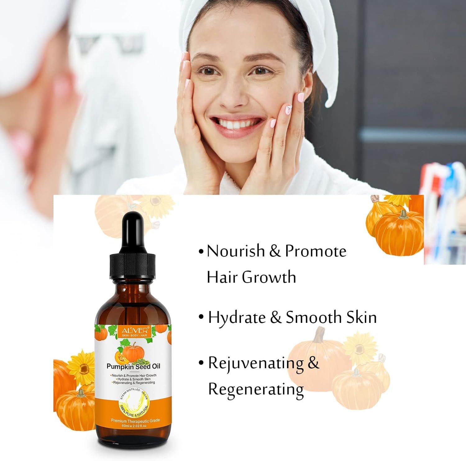 • زيت بذور اليقطين للشعر - الصورة 6