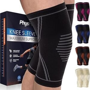 • دعامة ركبة صوف محبوكة مع حزام رياضي