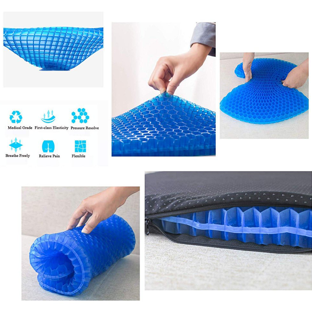 • Egg Sitter Gel Flex Cushion Seat Sitter - وسادة مقعد من الجل - الصورة 4