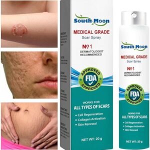 عرض أربع قطع بخاخ للعناية بالبشرة وإزالة حب الشباب والندوب القديمة